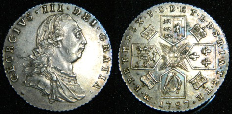 1787 Sixpence
