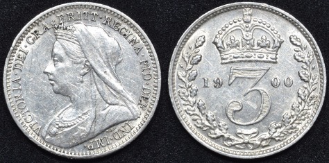 1900-threepence